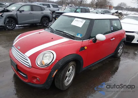 2011 Mini Cooper z USA, uszkodzony, nr VIN WMWSU3C53BT099384